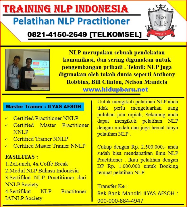 Pelatihan NLP Practitioner